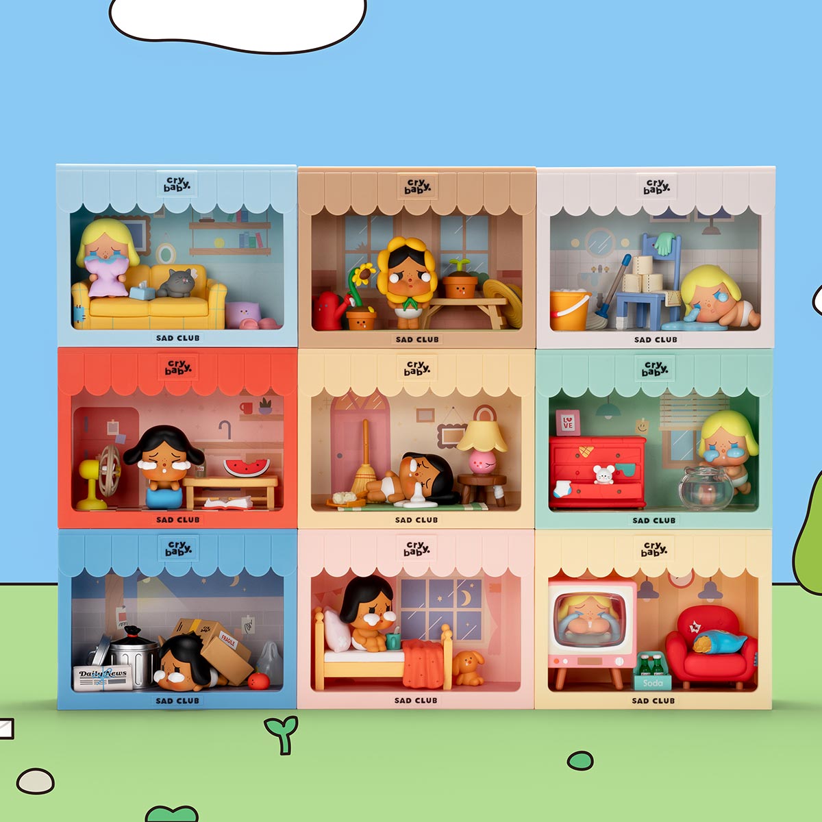 Crybaby – Sad Club | Figura coleccionable Pop Mart
