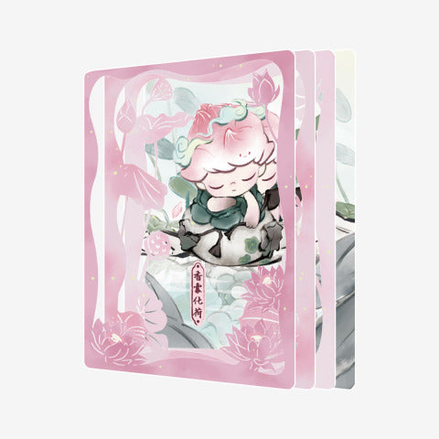 DIMOO Stories in the Cup Series Figures Art Collection Cards