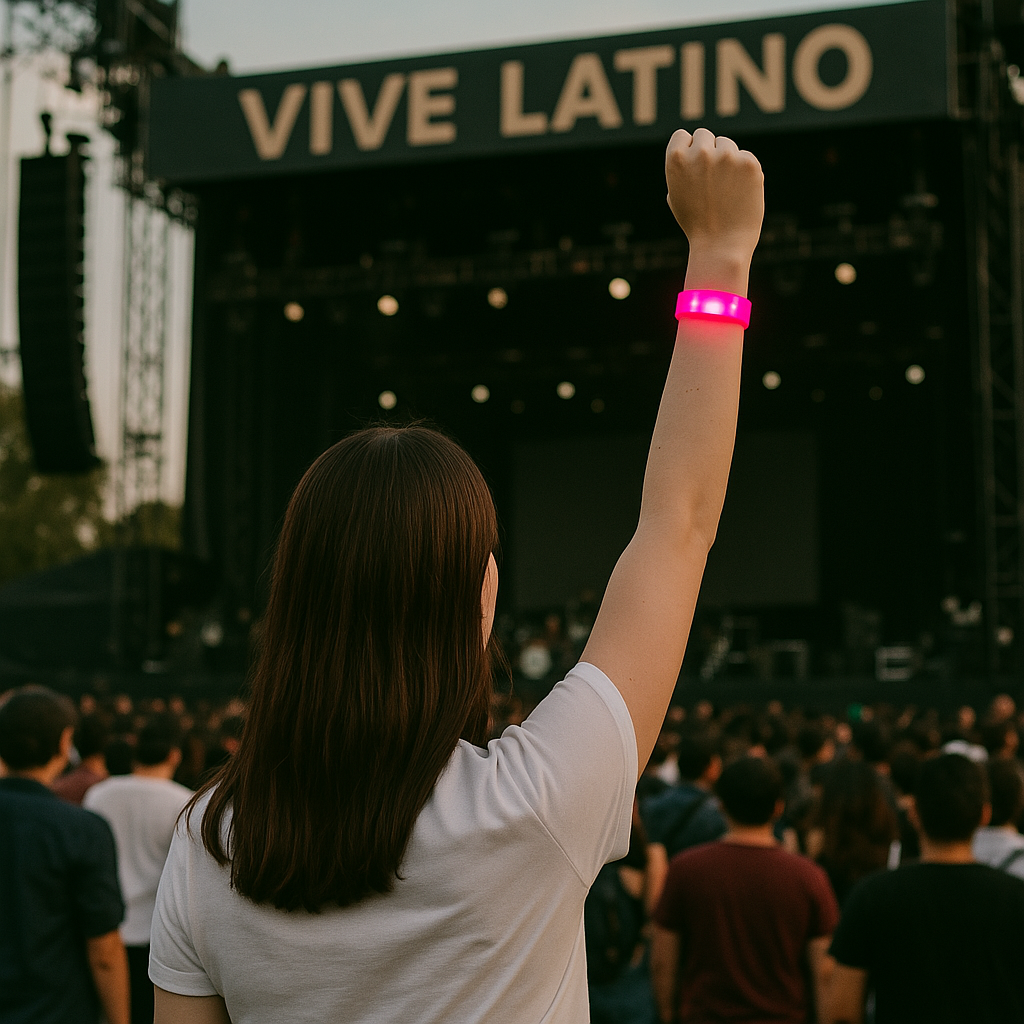 Pulseras Led Audiorítmicas 10pzas | Para Conciertos Festivales Boda Fiesta Xv Años Graduaciones Batucada
