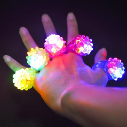 Anillo con luz led 30pzas