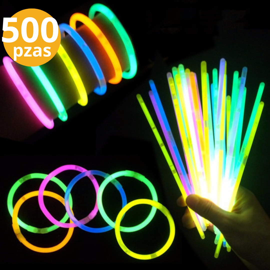 Pulseras Neón 500pzas.