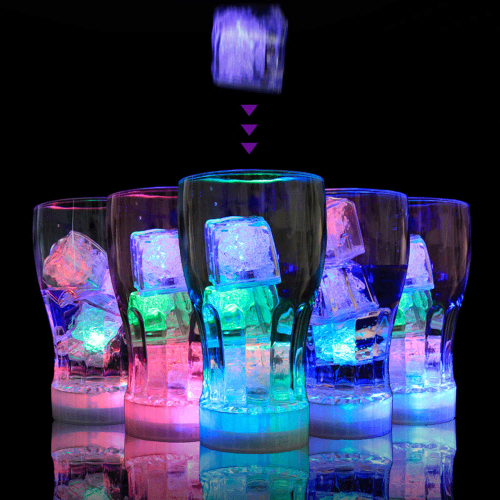 Hielo con luz led 36pzas