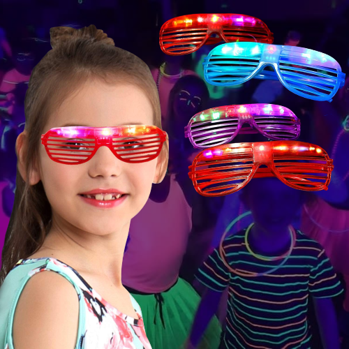 Lente con luz led 12pzas