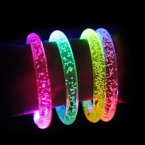 Pulseras con luces led 12pzas