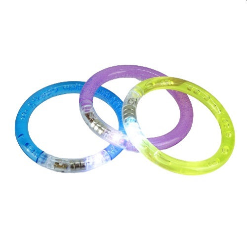 Pulseras con luces led 12pzas
