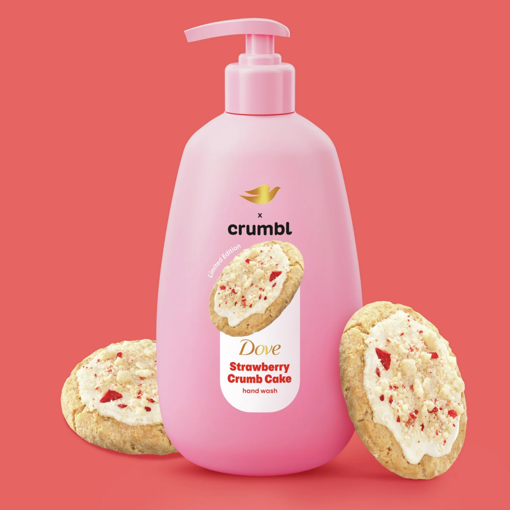 Strawberry Crumb Hand Wash Crumbl x Dove
