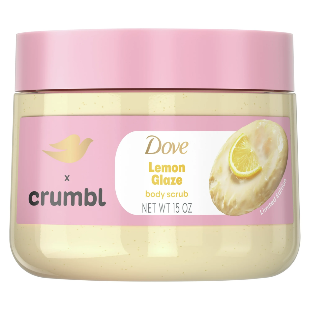 Lemon Glaze Body Scrub Crumbl x Dove
