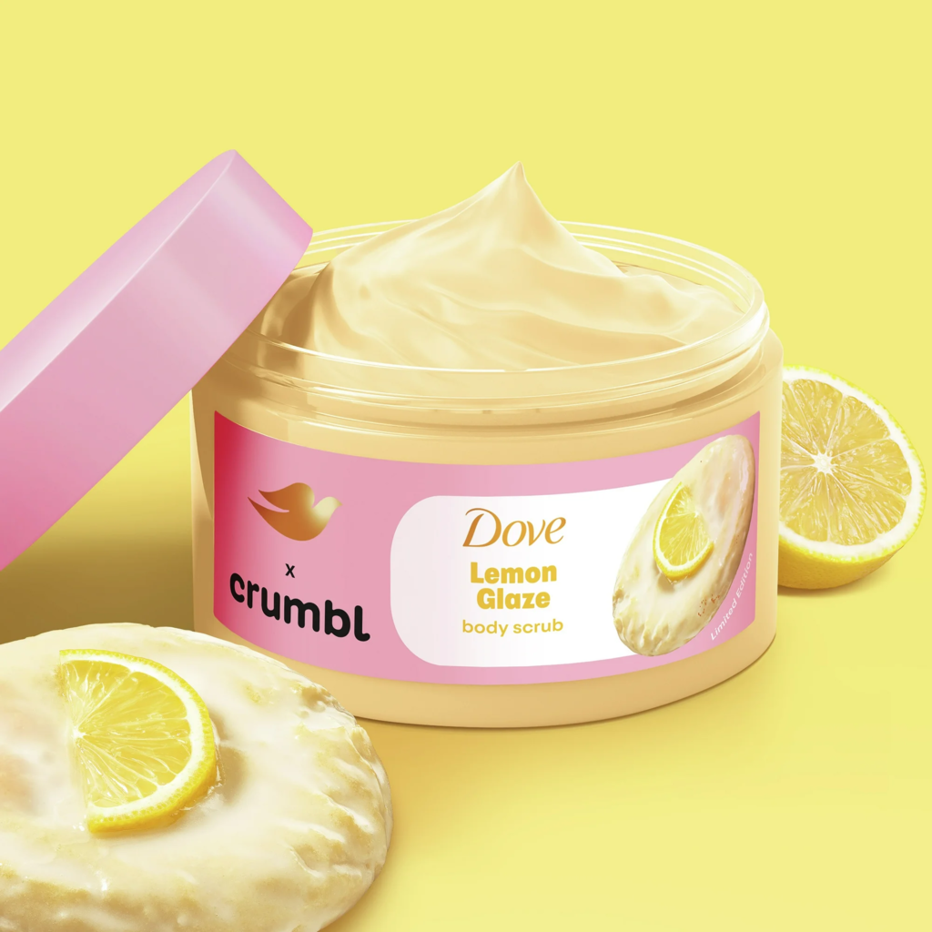 Lemon Glaze Body Scrub Crumbl x Dove